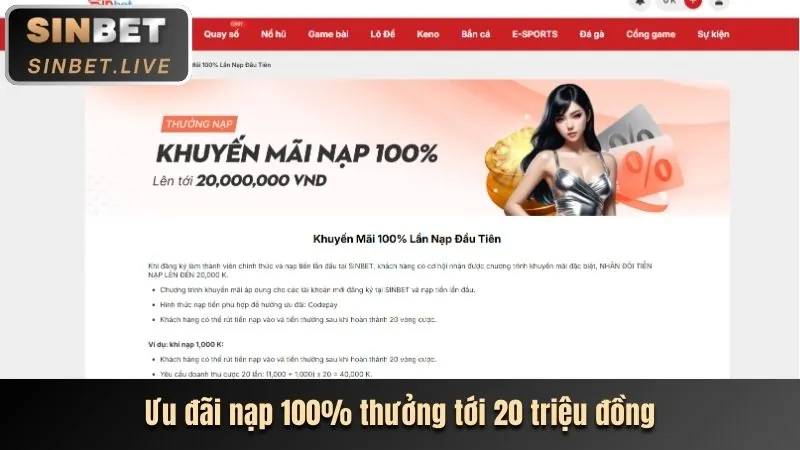 Khuyến mãi chào mừng thành viên mới b52win casino